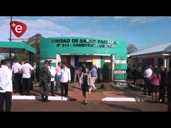 INAUGURAN MODERNO EDIFICIO PARA UNIDAD DE SALUD FAMILIAR EN CAMBYRETÁ