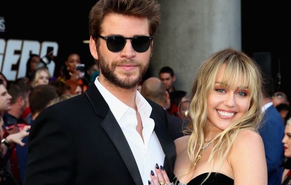 Liam Hemsworth y Miley Cyrus asistieron a la premiere de Avengers para apoyar a Thor