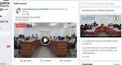 Ediles de Filadelfia transmiten sesión en vivo - Nacionales - ABC Color