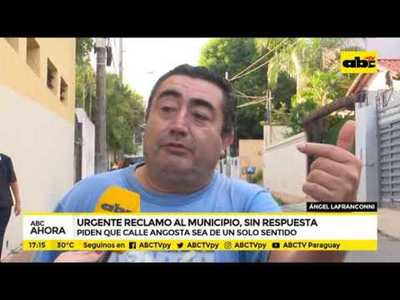 Urgente reclamo al municipio sin respuesta - Tv - ABC Color