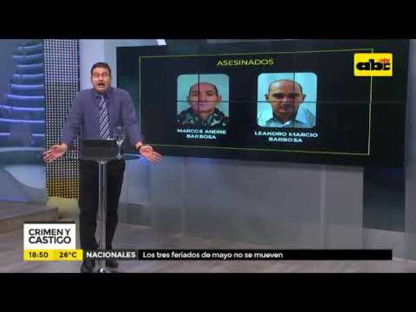 Vinculan a asesinados con narcotráfico - Tv - ABC Color