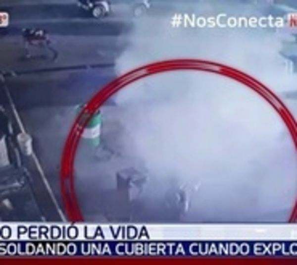 Gomero muere al explotarle una rueda en el rostro - Paraguay.com