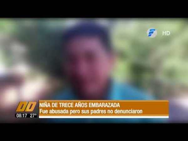 Niña de 13 años embarazada tras abuso