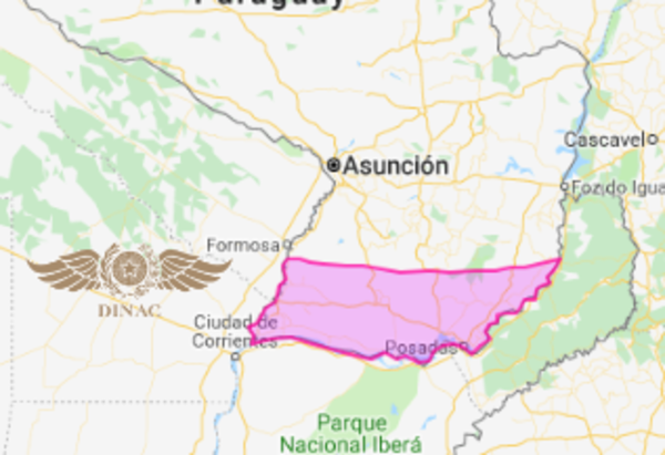 Alerta por tormentas para la zona Sur - ADN Paraguayo