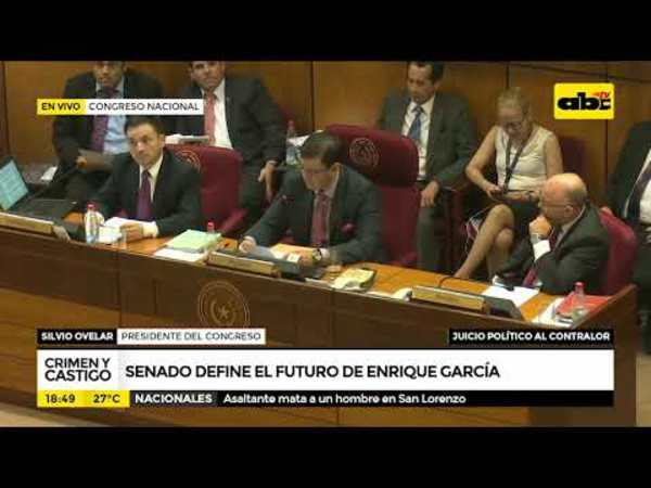 Contralor renunció durante juicio - Tv - ABC Color