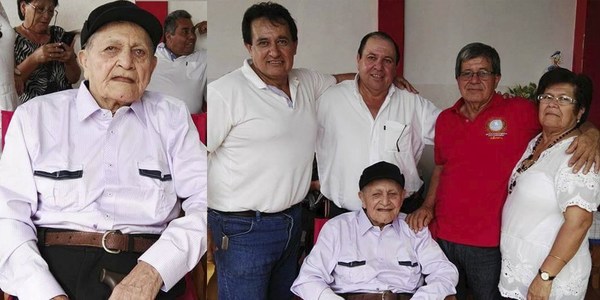 EXCOMBATIENTE CUMPLE 105 AÑOS EN CARMEN DEL PARANÁ