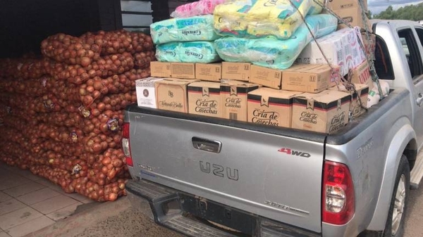 HOY / Incautan más de 100 cajas de vino y varios productos