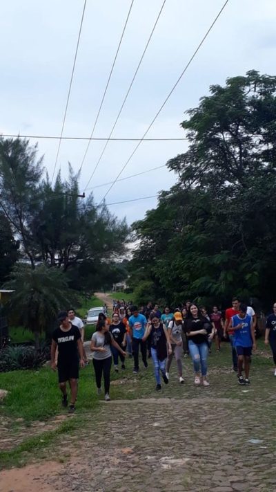 Jóvenes de la Catedral aprovecharon Pascua Joven para salir a misionar | San Lorenzo Py