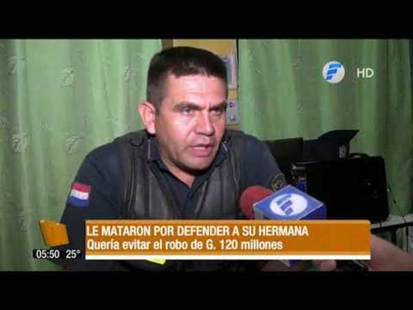 Murió por defender a su hermana
