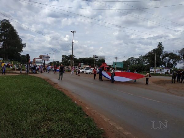 #25A: cierre de rutas en Alto Paraná