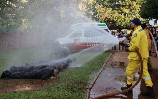 Juran aspirantes de bomberos judiciales