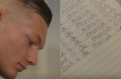 Jugador debió escribir 100 veces 'El Ajax es el mejor club de Holanda' por criticarlos en el pasado - C9N