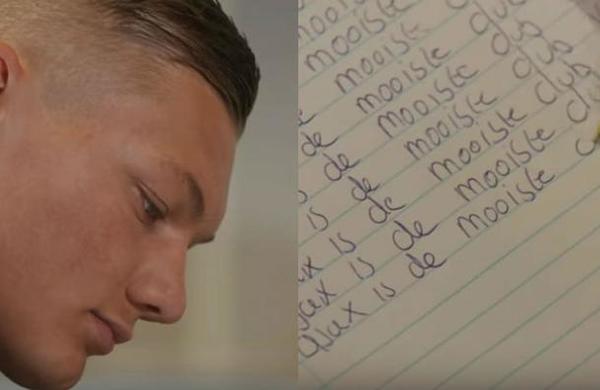Jugador debió escribir 100 veces 'El Ajax es el mejor club de Holanda' por criticarlos en el pasado - C9N