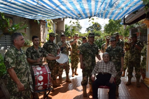 Excombatiente del Chaco cumpió 105 años | Paraguay en Noticias