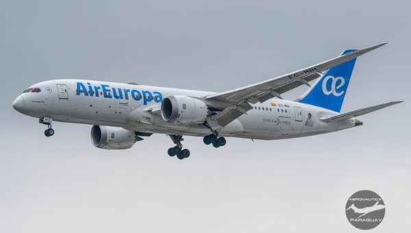 Ahora sí: Llegan los Dreamliner de Air Europa a Asunción