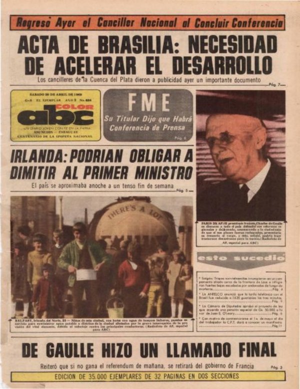 26 de abril de 1969 - Un Dia Como Hoy - ABC Color