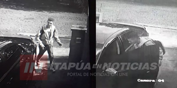 CAPTAN A LADRÓN APODERÁNDOSE DE DINERO DE UN AUTOMÓVIL ESTACIONADO.