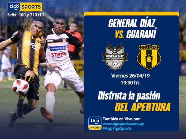 Guaraní tiene una para complicada ante General Díaz