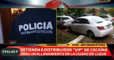 Bernardino Caballero cae por "distribución VIP" de droga