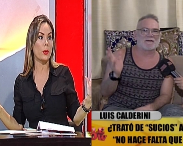 Cruce de fuego entre Luis Calderini y Dahiana Bresanovich