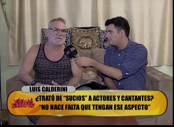 Luis Calderini apunta a actores de "Telembopi"