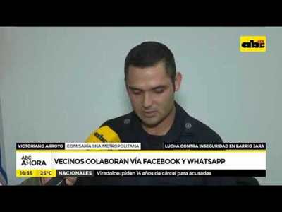 Vecinos colaboran vía Facebook y WhatsApp - Tv - ABC Color