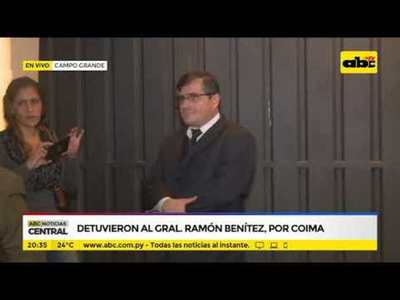Detuvieron al Gral. Ramón Benítez por coima - Tv - ABC Color
