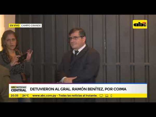 Detuvieron al Gral. Ramón Benítez por coima - Tv - ABC Color