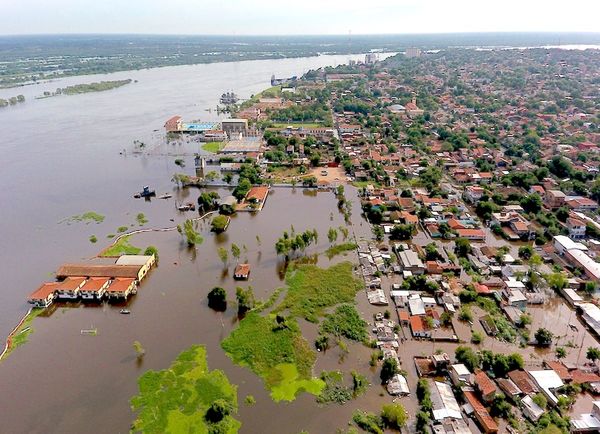El descenso del río Paraguay se frena por las constantes lluvias
