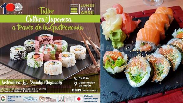 INVITAN A TALLER SOBRE GASTRONOMÍA JAPONESA