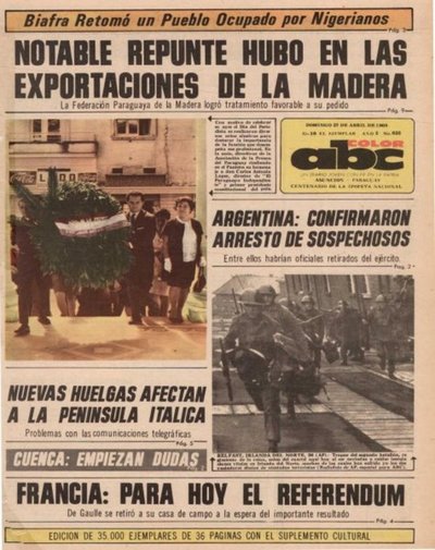 27 de abril de 1969 - Un Dia Como Hoy - ABC Color