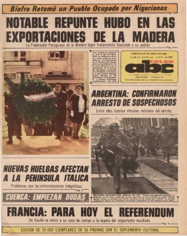27 de abril de 1969 - Un Dia Como Hoy - ABC Color