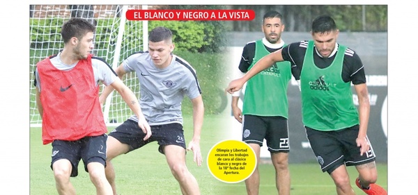 Olimpia y Libertad se aprestan para el clásico - ADN Paraguayo