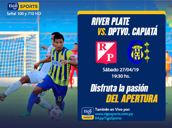 River Plate - Capiatá, rivales directos de permanencia
