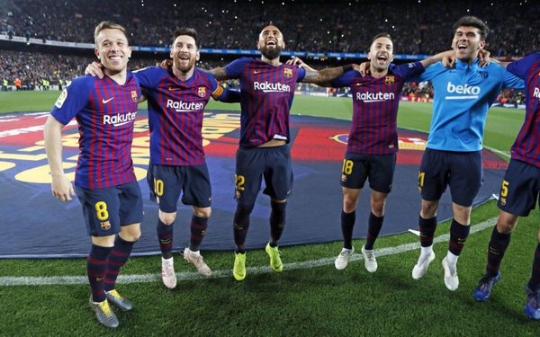 El festejo blaugrana | Paraguay en Noticias