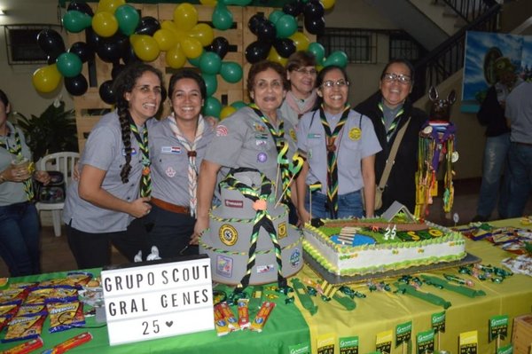 Grupo Scout Gral. Genes celebró su 25 aniversario - Nacionales - ABC Color