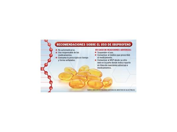 Mal uso de ibuprofeno puede ocasionar trastorno intestinal