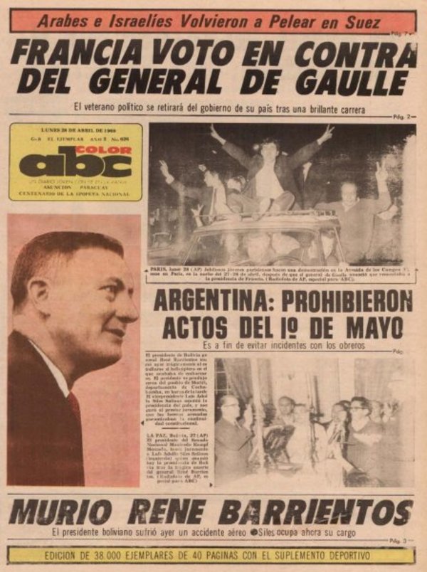 28 de abril de 1969 - Un Dia Como Hoy - ABC Color