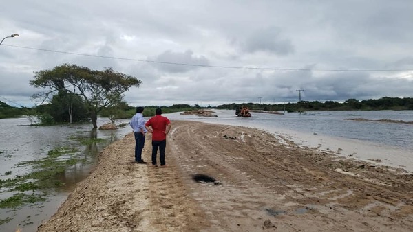 SEN apoya las tareas en Alberdi para desagotar zonas más bajas de la ciudad - ADN Paraguayo