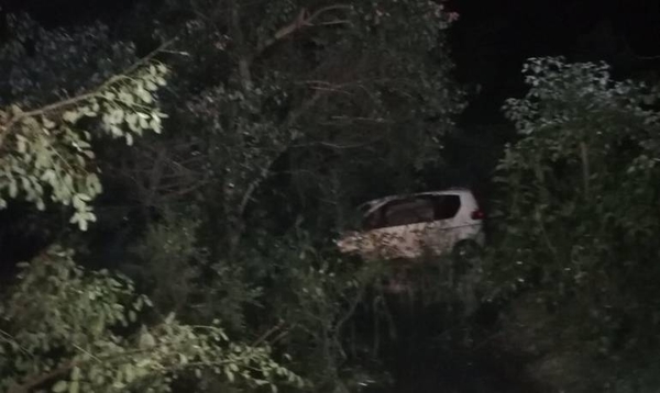 Auto cayó a baldío lleno de agua, los 5 ocupantes quedaron heridos | Paraguay en Noticias