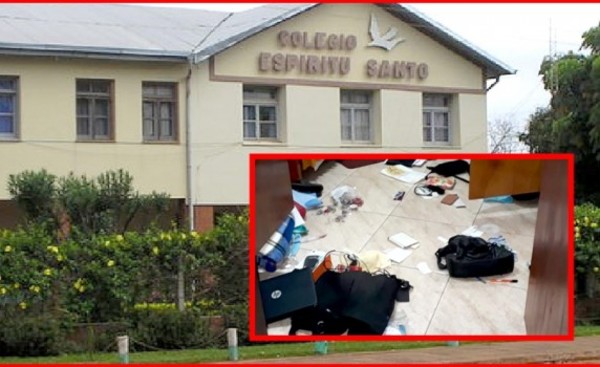 Millonario hurto en colegio de Mallorquín