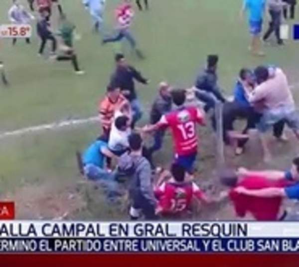 Abrupto final en fútbol del interior - Paraguay.com