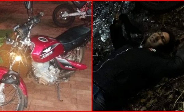 Persecusión termina con un supuesto motochorro detenido