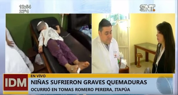 Niñas quemadas con aceite evolucionan favorablemente