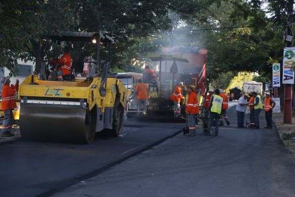 Recapado de la avenida Médicos del Chaco llega a su etapa final