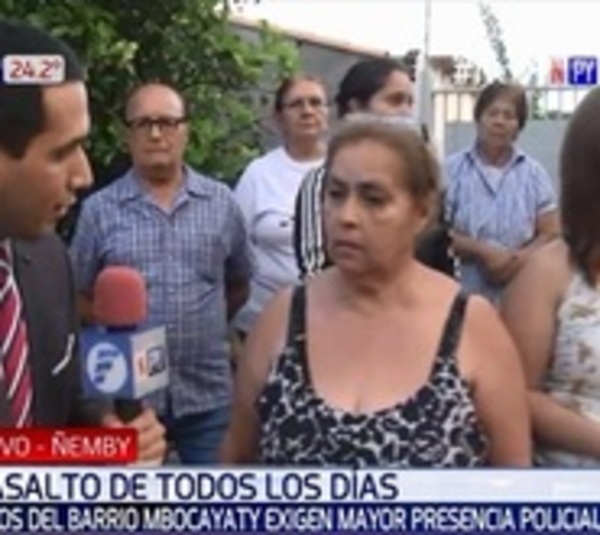 Vecinos de Ñemby claman por mayor presencia policial ante ola de robos - Paraguay.com