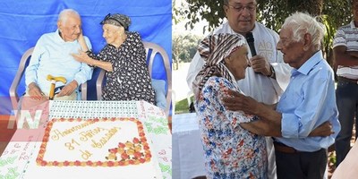 81 AÑOS DE CASADOS: “UNA HISTORIA DE AMOR IRREPETIBLE EN EL MUNDO”.