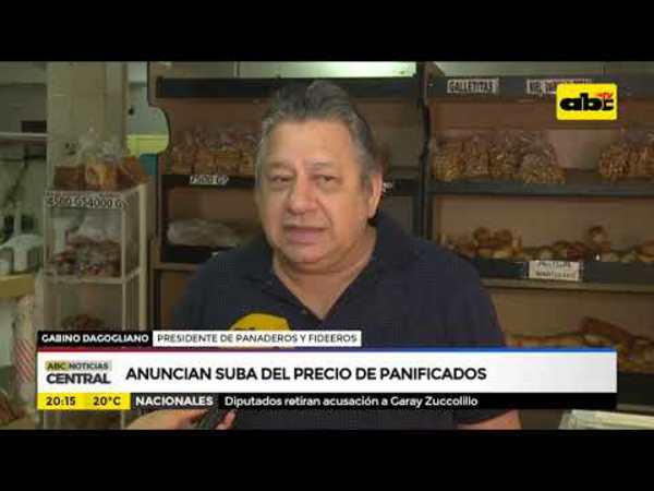 Anuncian suba del precio de panificados - Tv - ABC Color