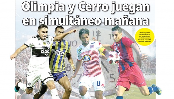 Olimpia y Cerro juegan en simultáneo mañana - ADN Paraguayo