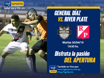 General Díaz y River, rivales directos por la permanencia